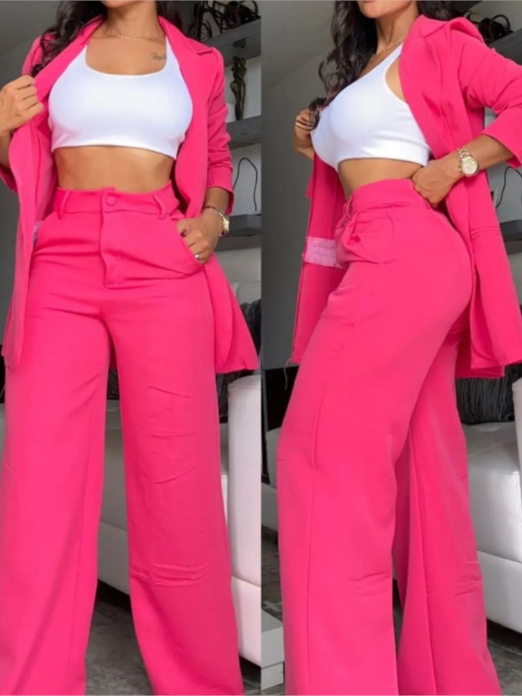 Women'S Fashion Business Casual - Neue Herbst frauen Fashion Solid Kerb