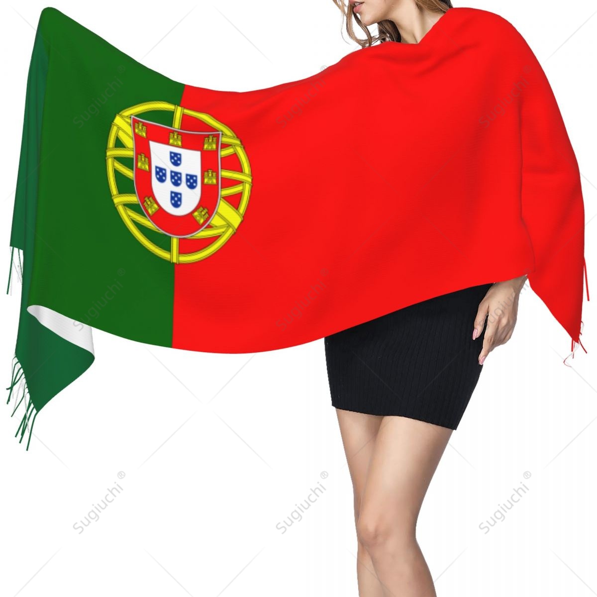 Women'S Fashion Portugal - Portugal-Flaggen-Schal, Pashmina, warme Schals, Schal, Hijab,