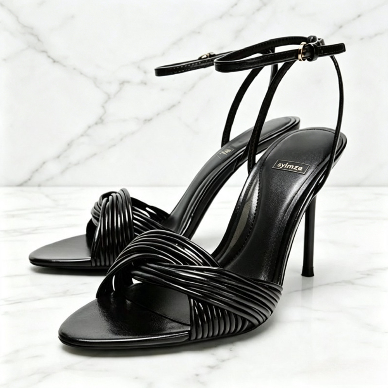 Women'S Fashion Brand Shoes - Modische Crossover-Vorderriemen Stiletto-Sandalen für Damen, Sexy