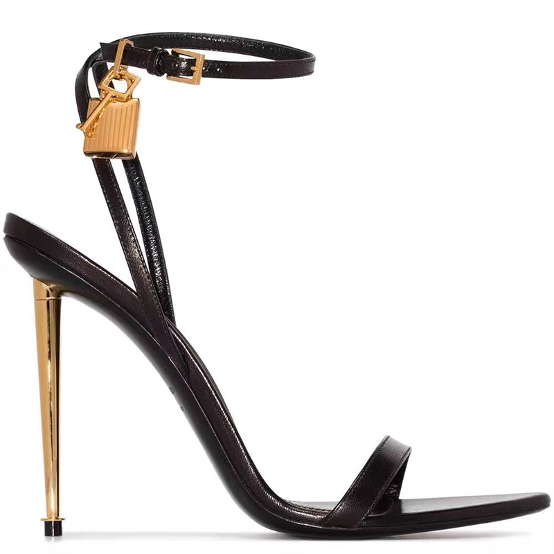 Women Fashion Show - Schnalle Einfarbig Key Lock Dekoration Frauen