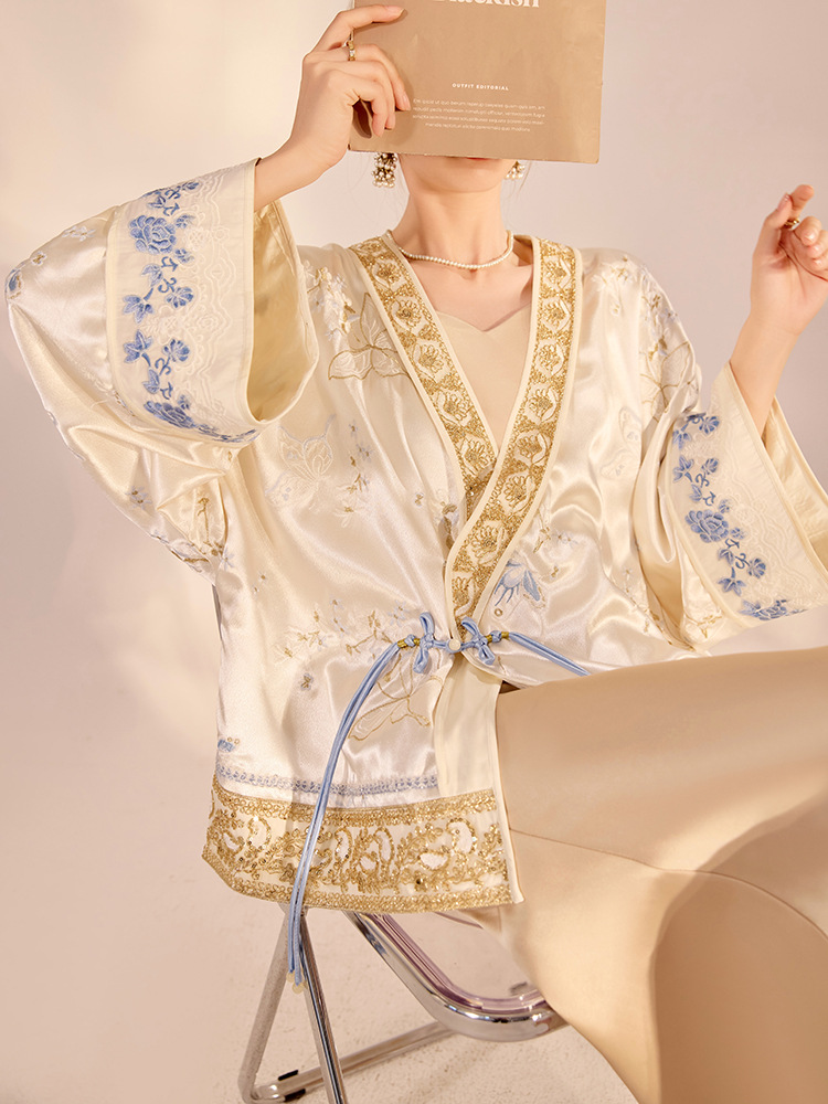 Women Fashion Jackets - 2026 Frühling Hochwertige Neue Chinesische Schmetterlings-Stickerei