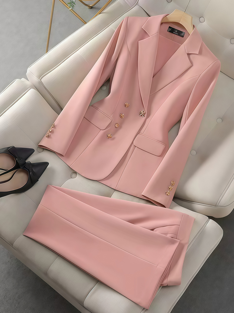 Women'S Fashion Business Casual - 2Pcs frauen Temperament Set Lange Ärmeln