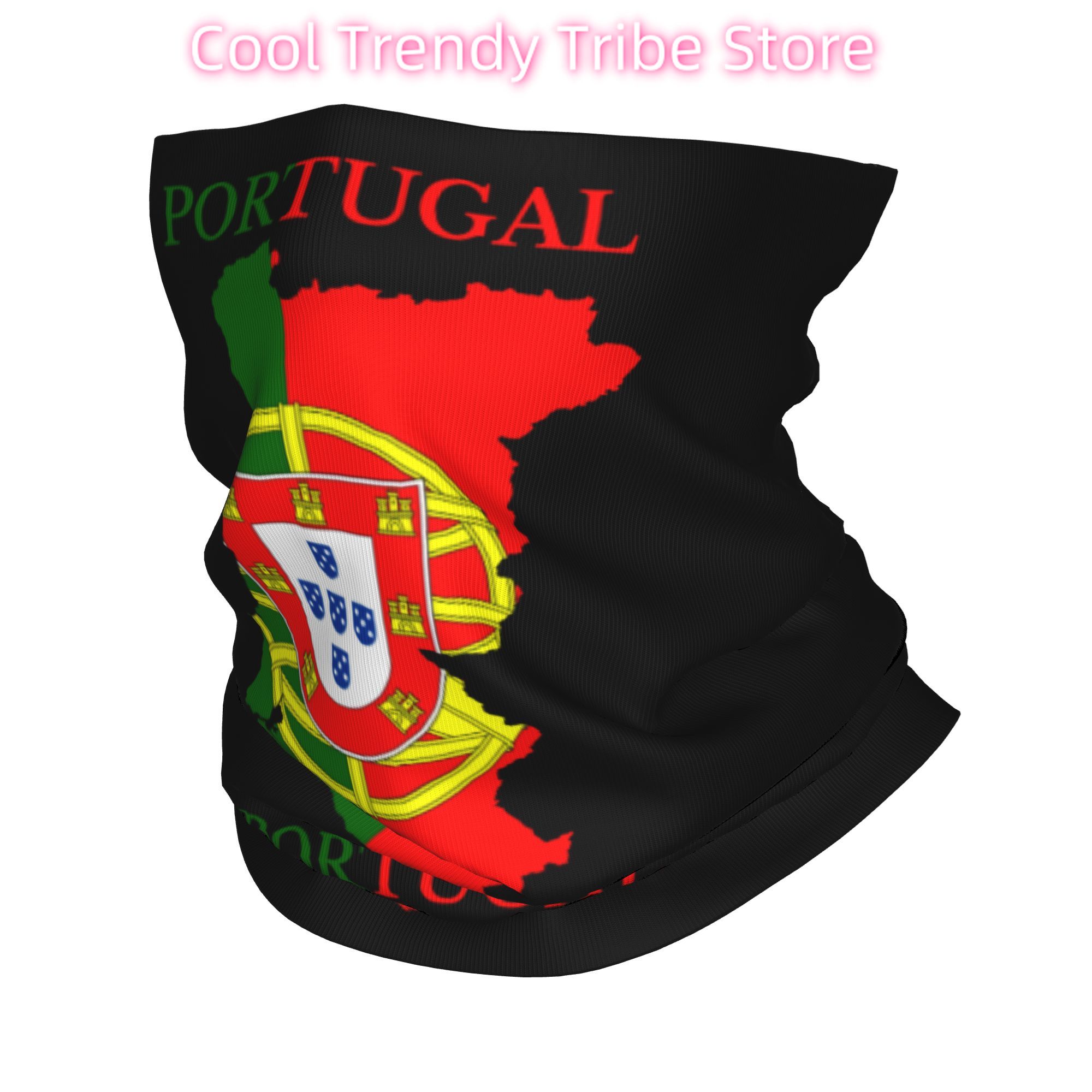 Women'S Fashion Portugal - Benutzerdefinierte Portugal Flagge Karte Bandana Halsmanschette