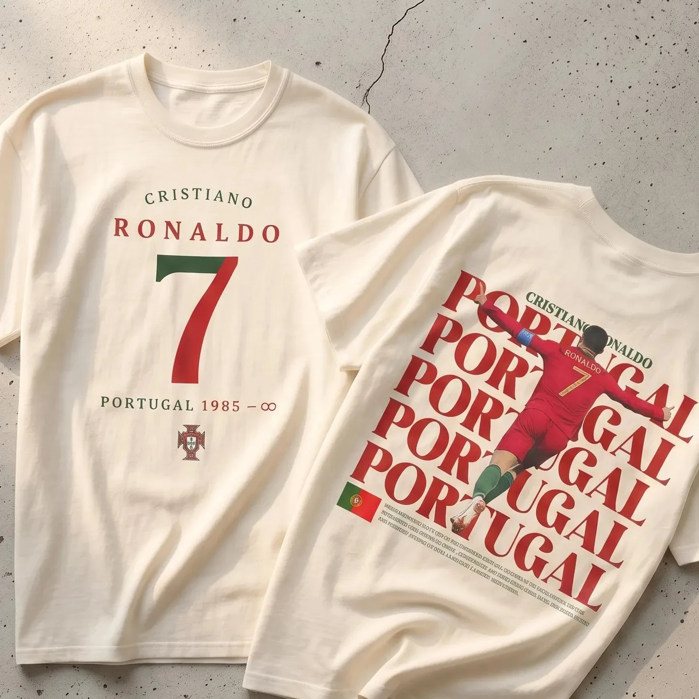 CR7 Fußball-Grafik T-Shirt Por – Women'S Fashion Portugal Bewertung und Preis