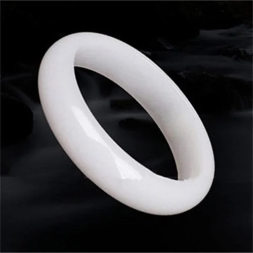 Echte Natürliche Weiße Jade Ar – Women Fashion Jewellery Bewertung und Preis