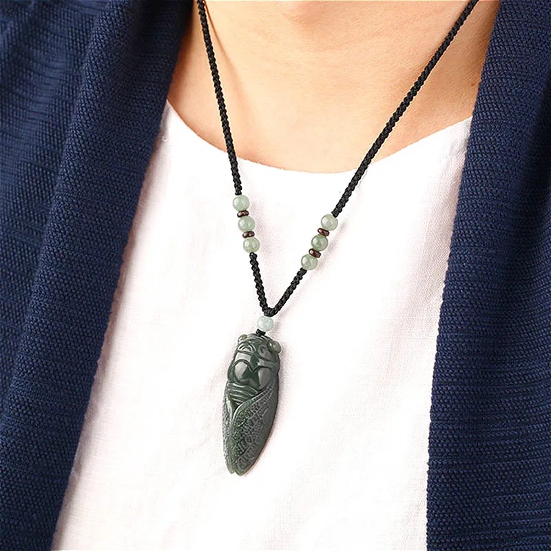 Natürliche Hetian Jade Zikade  – Women Fashion Jewellery Bewertung und Preis