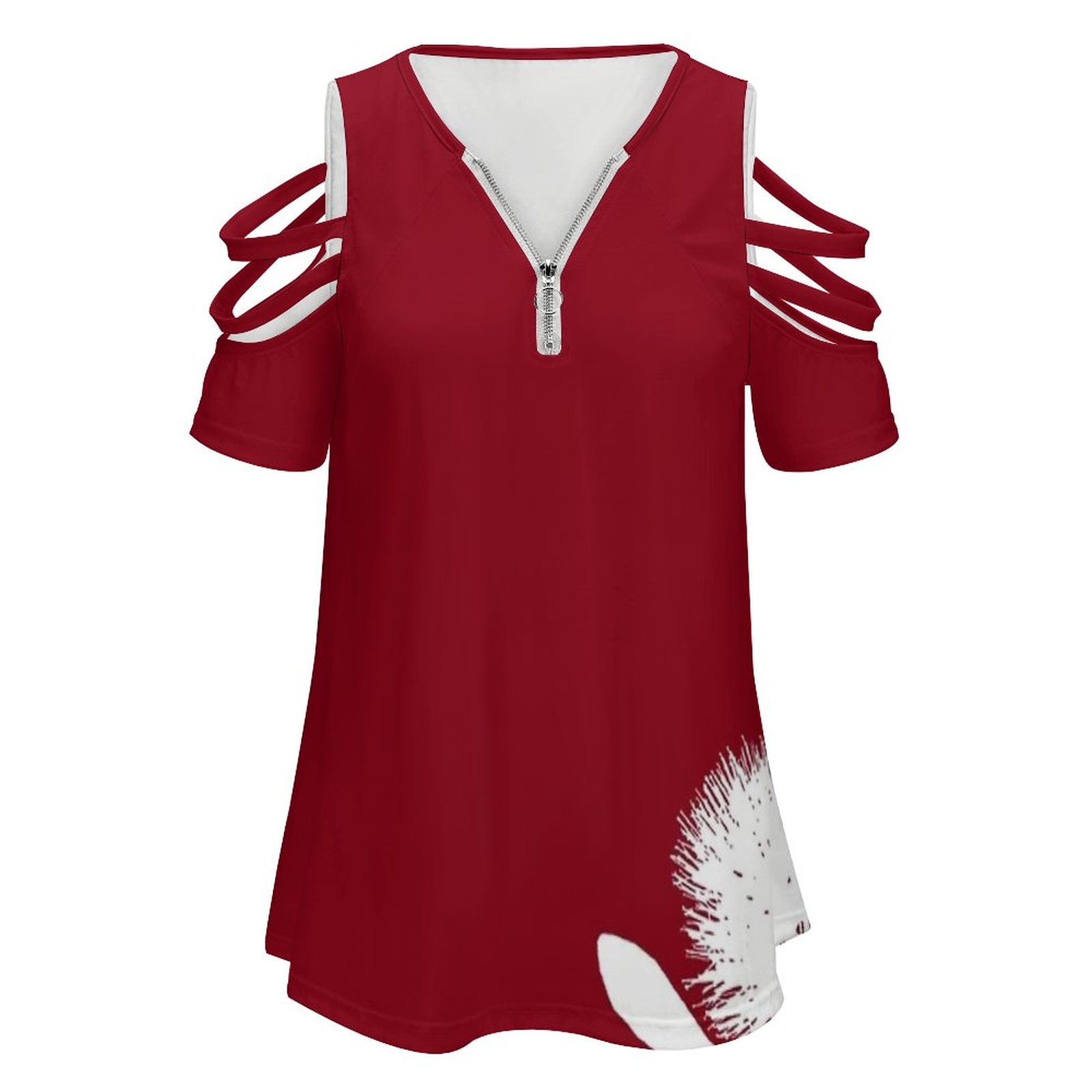 Pohutukawa-Weiß auf Rot Damen  – Women Fashion Nz Bewertung und Preis
