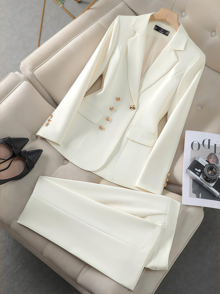 2Pcs frauen Temperament Set La – Women'S Fashion Business Casual Bewertung und Preis