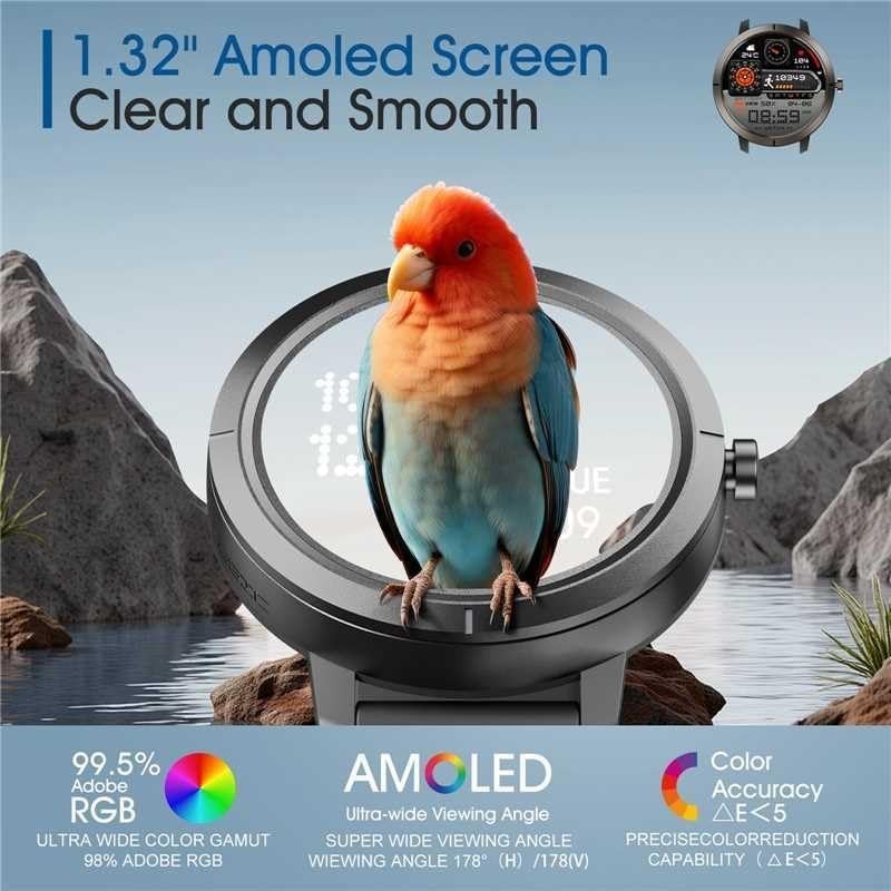 MoriTech GPS Smartwatch AMOLED – Women'S Fashion Retailers Bewertung und Preis