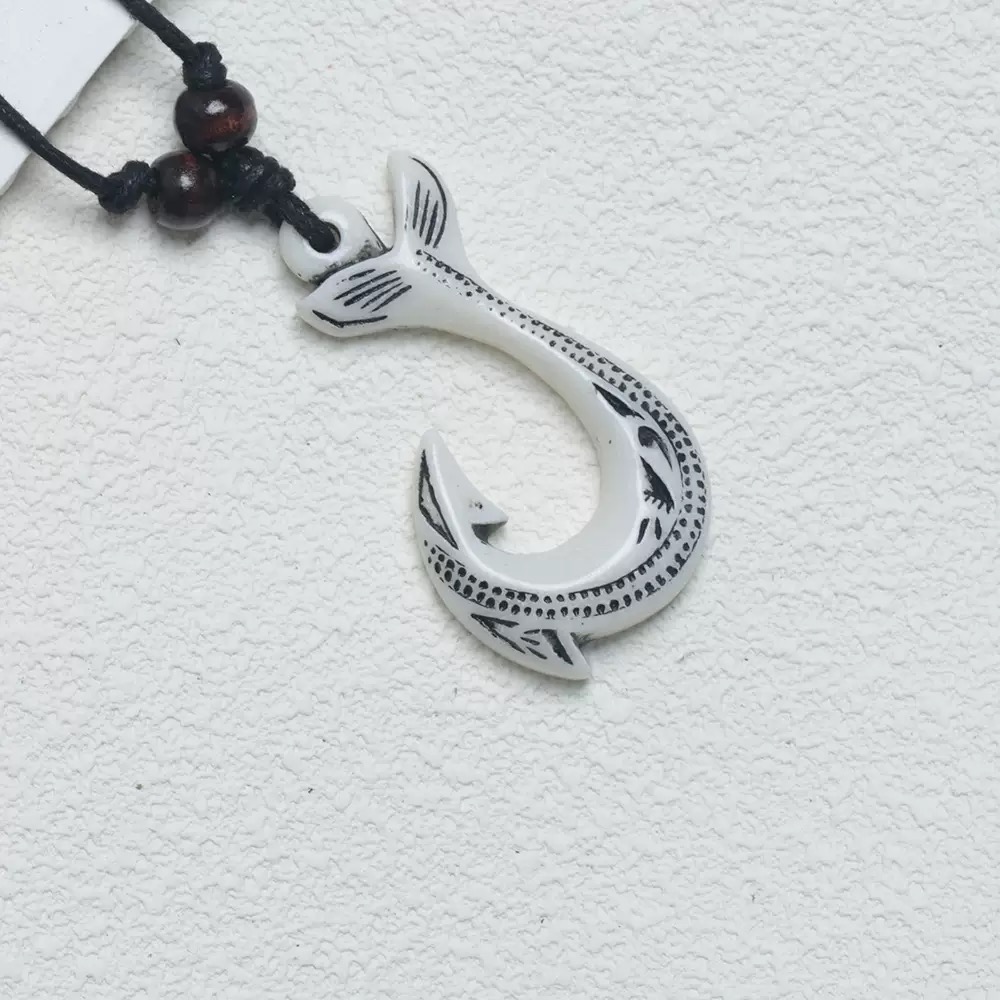 NZ Maori Fischhaken-Anhänger-H – Women Fashion Nz Bewertung und Preis