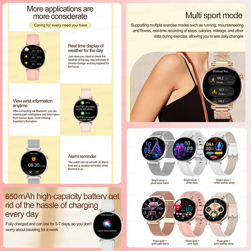 Neue 1,27-Zoll-Smartwatch für  – Women'S Fashion Retailers Bewertung und Preis