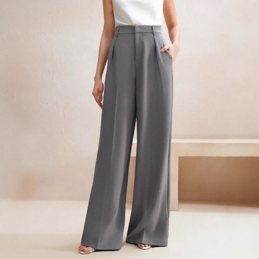 Lässige, drapierte, weite Hose – Women'S Fashion Business Casual Bewertung und Preis