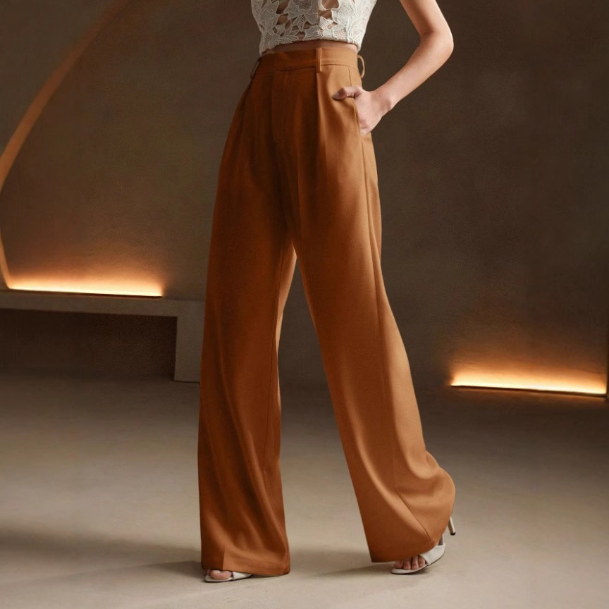 Lässige, drapierte, weite Hose – Women'S Fashion Business Casual Bewertung und Preis