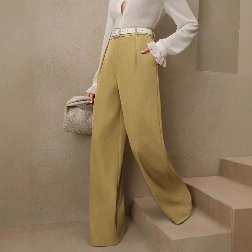 Lässige, drapierte, weite Hose – Women'S Fashion Business Casual Bewertung und Preis