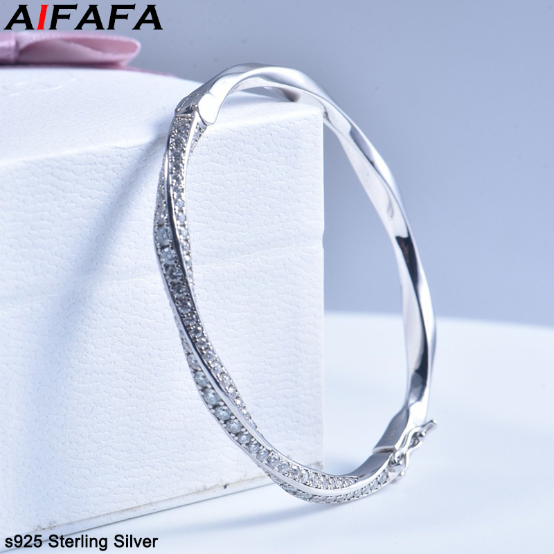 S925 Sterling Silber Armreif f – Women Fashion Jewellery Bewertung und Preis