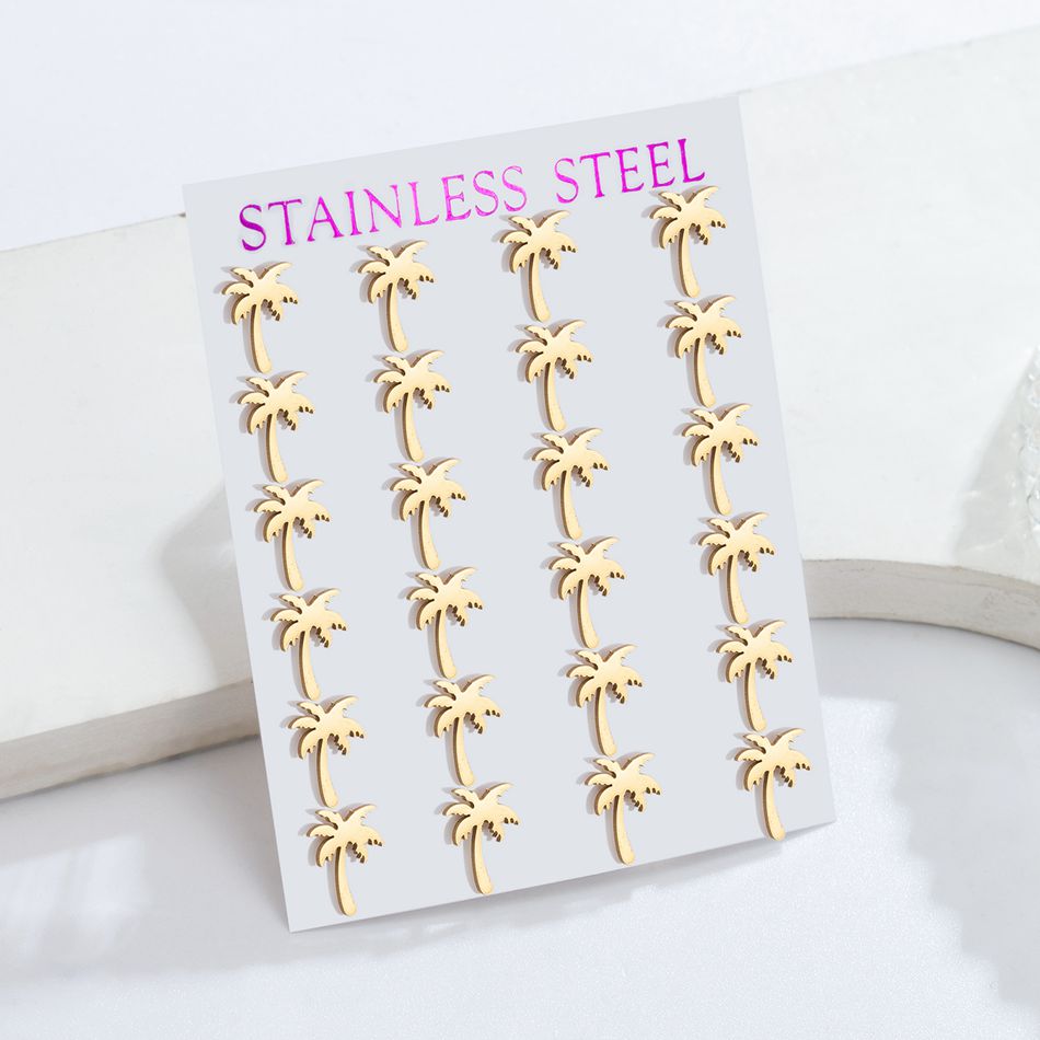 12 Paar Goldene Edelstahl-Ohrr – Women'S Fashion Retailers Bewertung und Preis