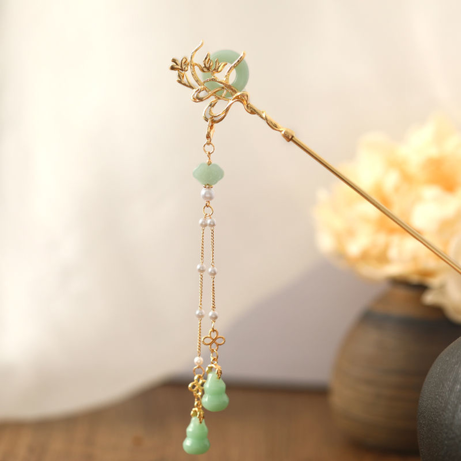 Chinesischen Stil Glas Haarnad – Women Fashion Jewellery Bewertung und Preis