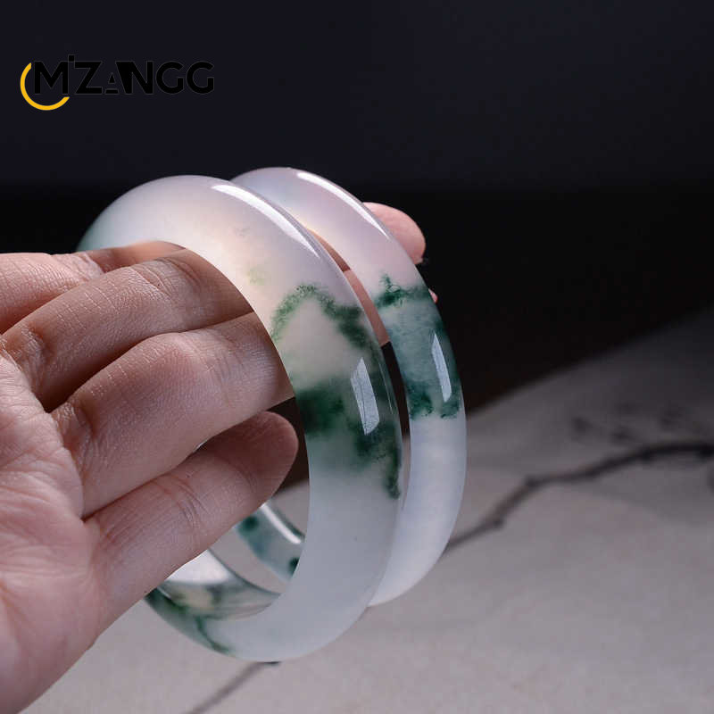 Natürliche grüne Jadeit Armrei – Women Fashion Jewellery Bewertung und Preis
