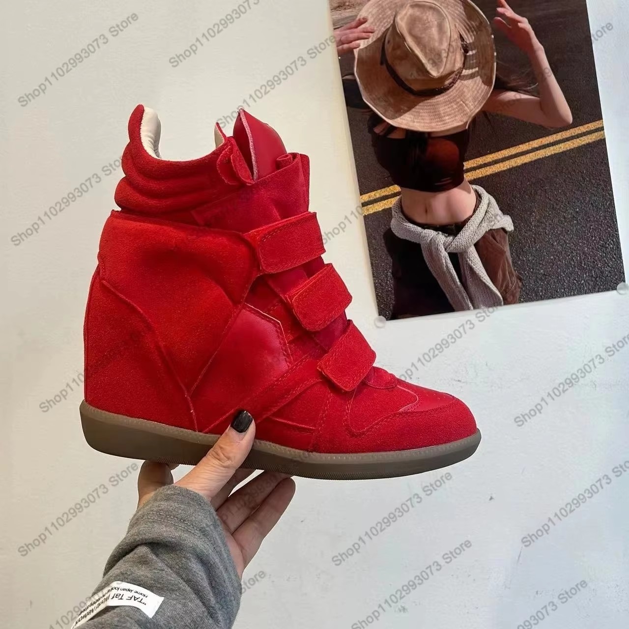 Damen-Sneaker mit verstecktem  – Women Fashion Show Bewertung und Preis