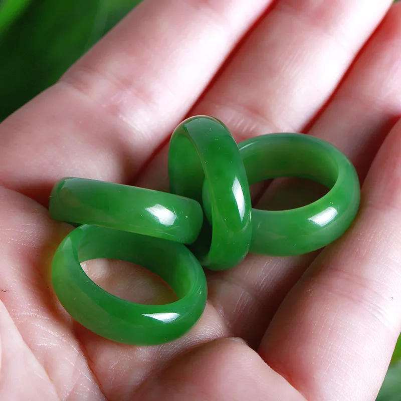 Natürliche Grün Hetian Jade Ri – Women Fashion Jewellery Bewertung und Preis