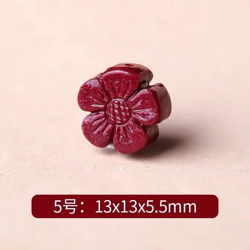 5pc Natürliche Zinnober Chines – Women Fashion Jewellery Bewertung und Preis